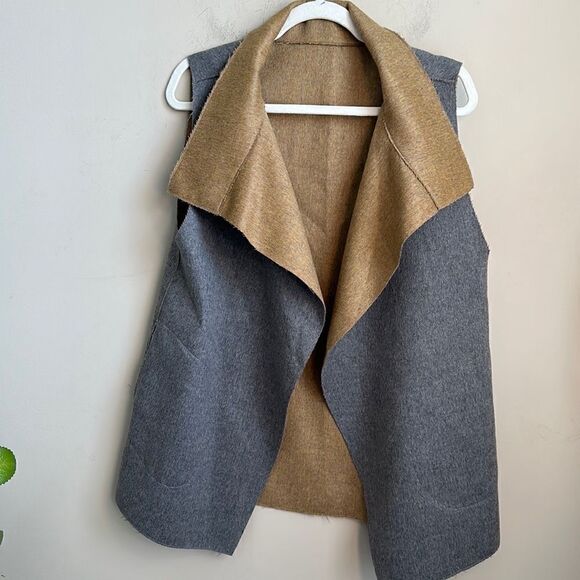 Kal Rieman Reversible Wool Vest S - Picture 1 of 7
